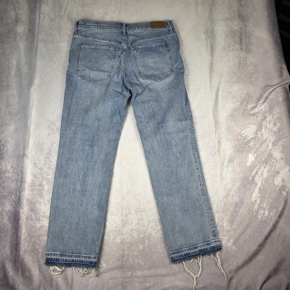 Madewell Jeans Womens Size 31 Mid Rise 90s Straight Jean Barbosa Wash Blue Pants - Picture 2 of 15